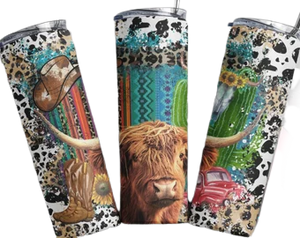 Aztec Bull Tumbler