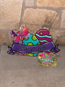 Happy Easter Egg Door Hanger