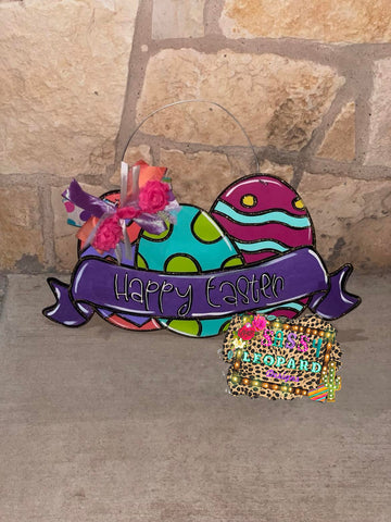 Happy Easter Egg Door Hanger