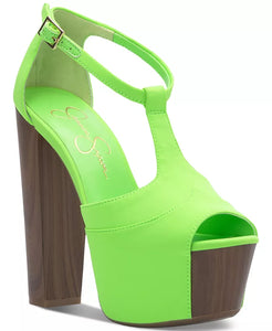 Deny Neon Green Jessica Simpson Heels