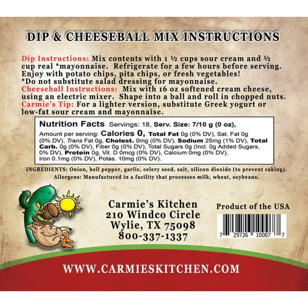 Caramelized Onion Dip Mix