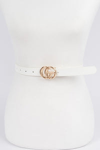 Simple Faux Leather Belt