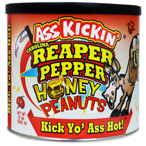 Ass Kickin’ Carolina Reaper Pepper Honey Peanuts