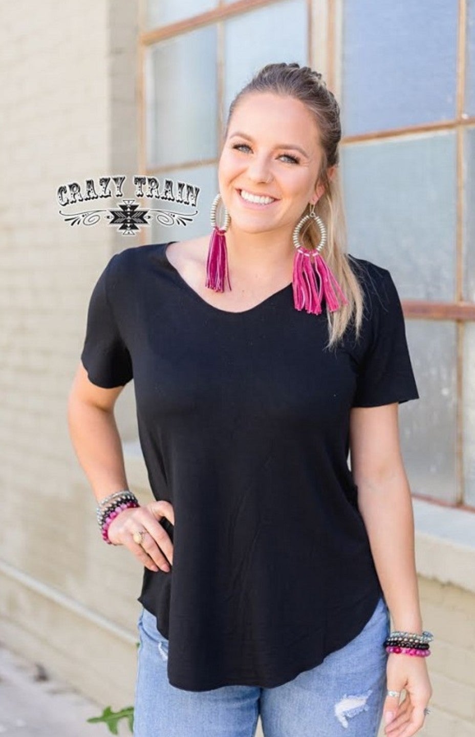 Black Butter Basic Tee