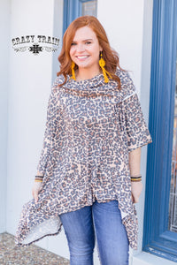 Posh Leopard Poncho