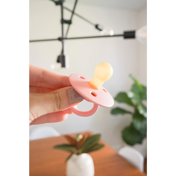 Soother Apricot/Terracotta Natural Rubber Pacifiers