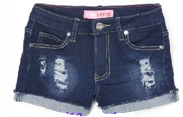 Denim Distressed Shorts