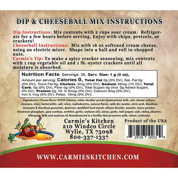 Chipotle Cheddar Dip Mix