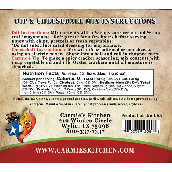 Texas Wildfire Dip Mix