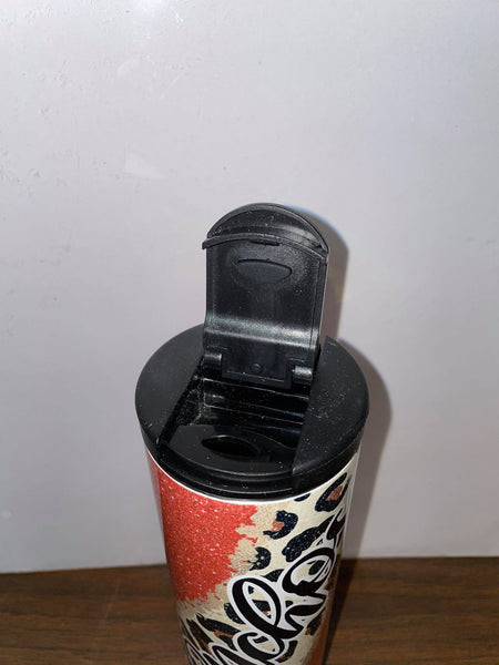 Custom BRONCHOS Leopard Tumbler
