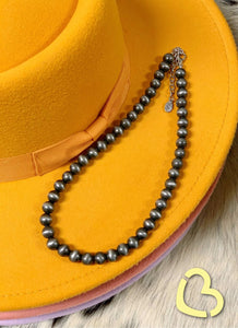 Navajo Pearl Single Strand Necklace
