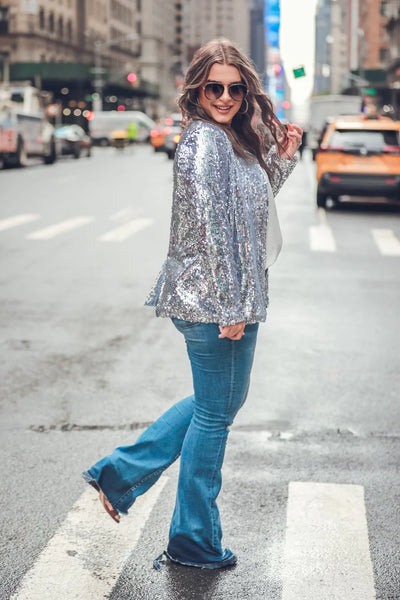 Sequin In The City Blazer