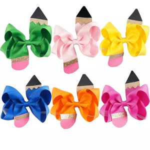 Pencil Hair Bows