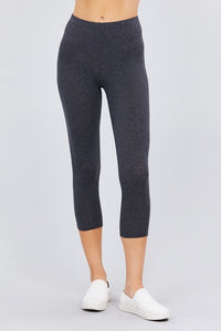 Charcoal Capri Legging