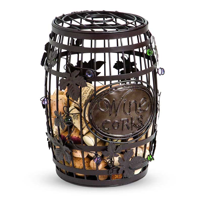 Cork Cage Wine Barrel