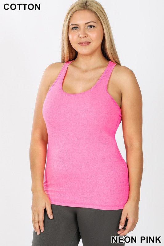 Light Pink Ribbed Tank