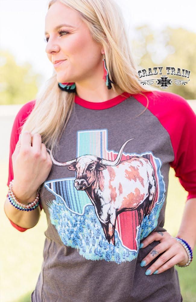 Texas Tidings Raglan