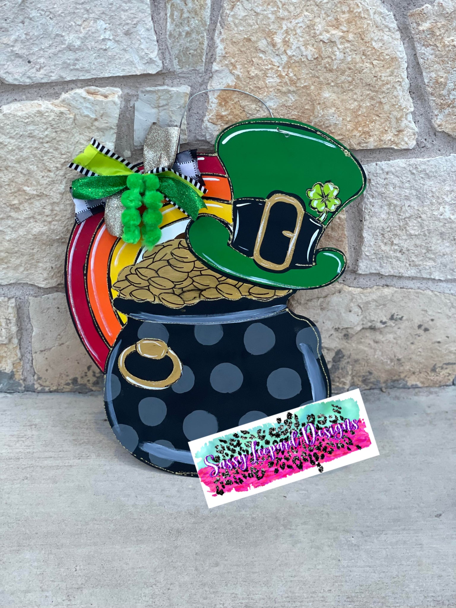 Pot Of Gold Door Hanger