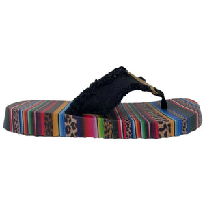 Black Tallulah Flip Flops