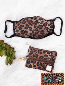 Brown Leopard Mini Versa & Bag