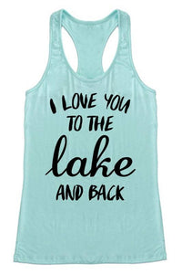 MINT I Love You To The Lake Tank