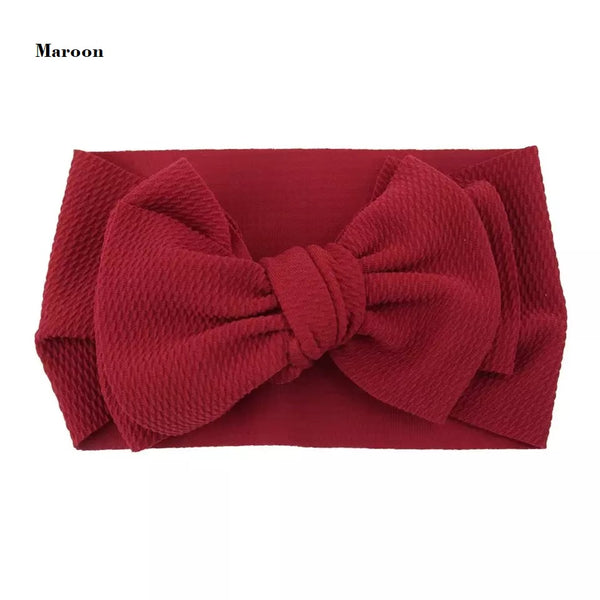 Large Bow Wrap Headbands**MULTIPLE COLORS**