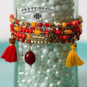 Honky Tonk Flame Bracelet Stack