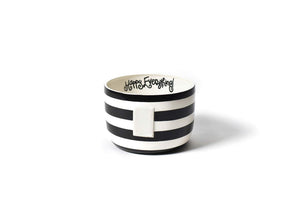 Black Stripe Big Happy Everything! Bowl