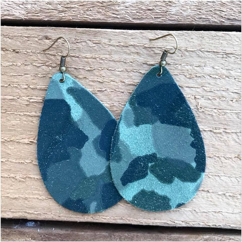 Camo Earring