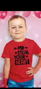 Mr Steal Your Heart Valentine Tee